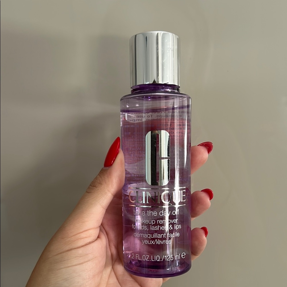 Clinique Silver and Purple Makeup Remover